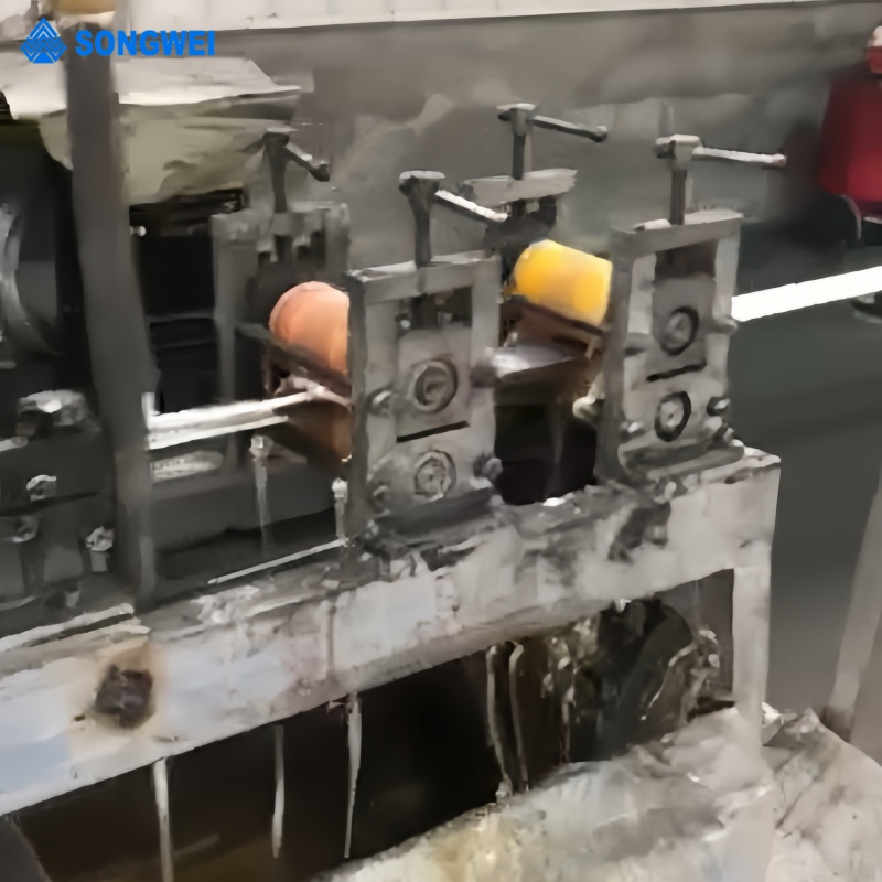 Máquina de fabricación de fibra de acero de construcción