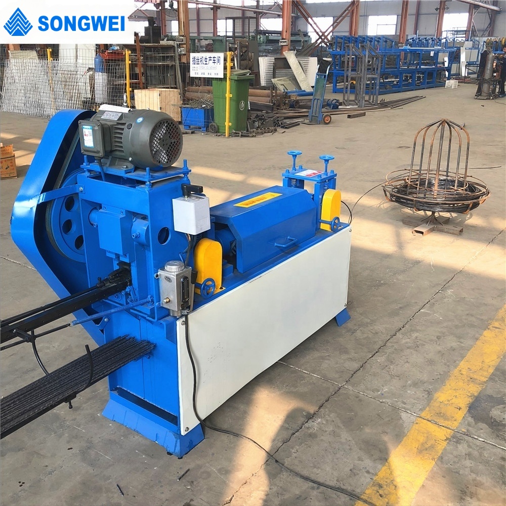 Automático de alquiler de alambre de acero y máquina de cortar durante 4-8 mm