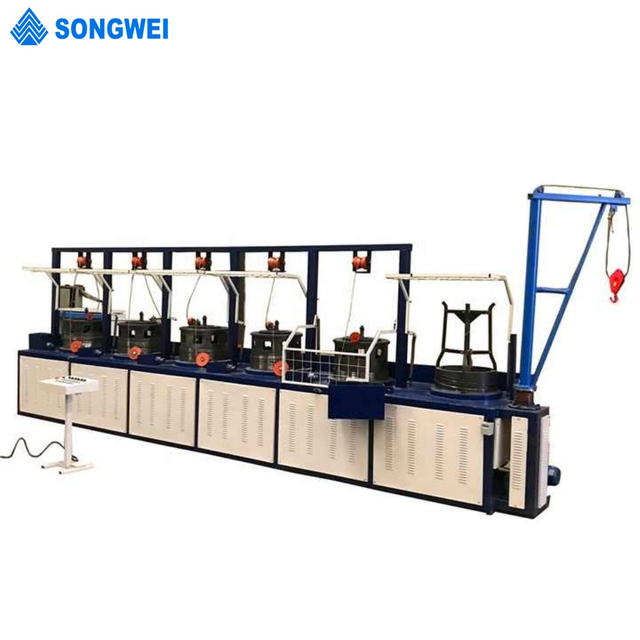 Máquina de dibujo de alambre de polea automática